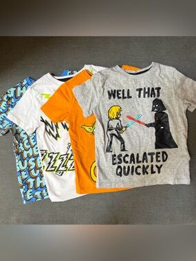 BUNDLE: Boys Star Wars Tees (2T)
